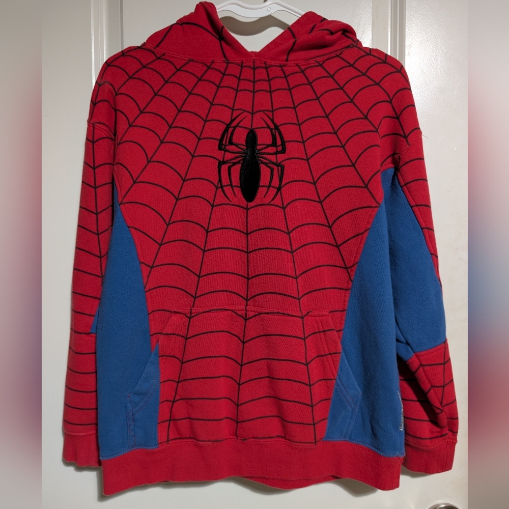 Spider-Man Hoodie Red and Blue Kids